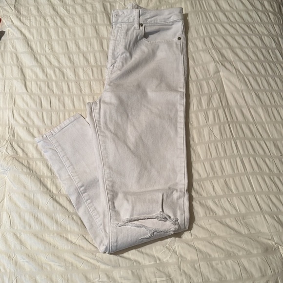 Forever 21 white sculpted high waisted size 30 - Picture 3 of 6